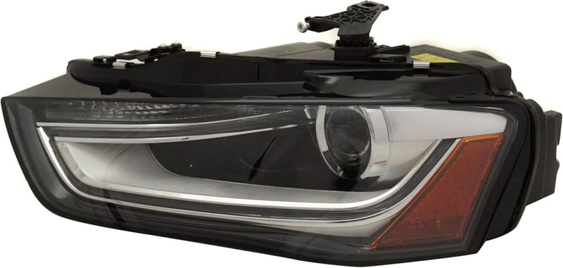 Remanufactured OE Driver Side HID Headlight Lens and Housing; Without Curve Lighting