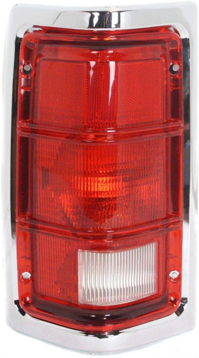 Driver Side Tail Light Lens – With Chrome Trim