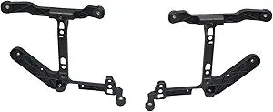 Driver and Passenger Side Fog Light Bracket 2-Piece Set – Use with Steel Bumpers Except Rebel and Warlock