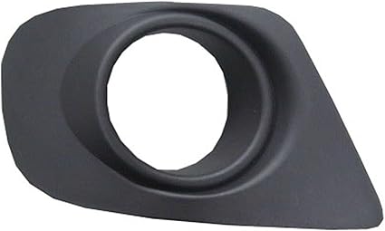 Driver Side Fog Light Bezel – For 2-Piece Covers – With Washer Holes – Textured Finish