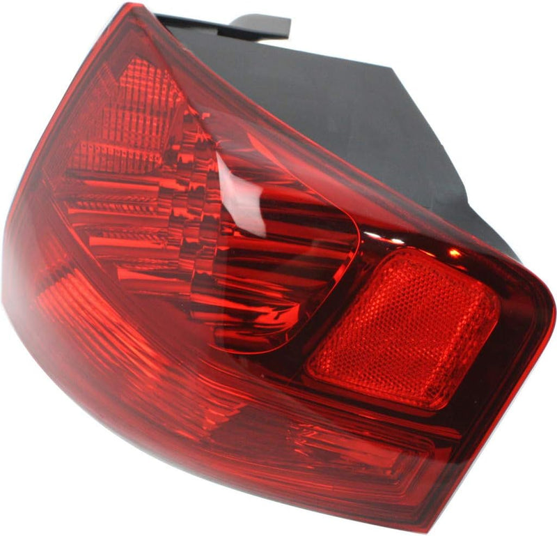 Passenger Side Outer Tail Light Lens And Housing