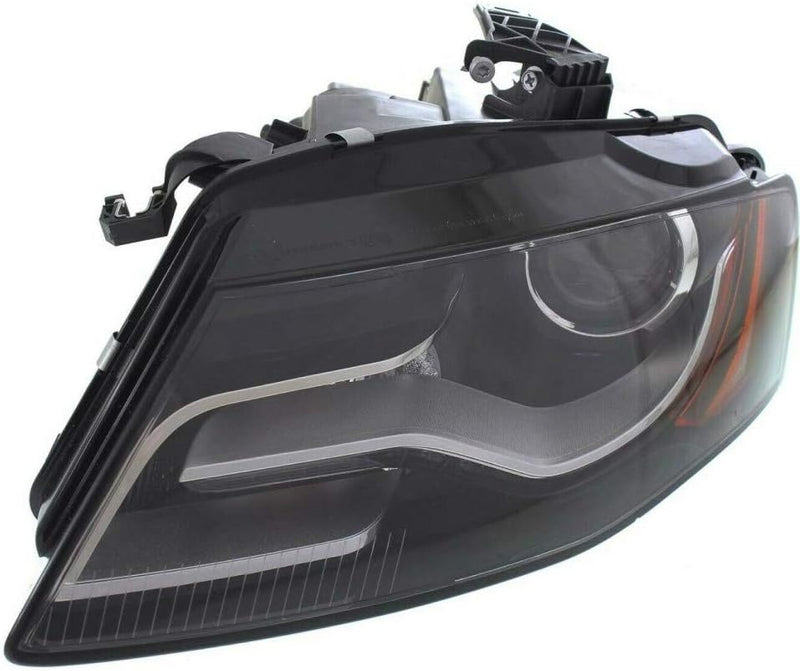 Driver Side HID Headlight Lens and Housing; Without Adaptive Lighting