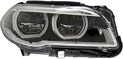 Passenger Side LED Headlight Lens and Housing – Includes Hybrid – Without Logo