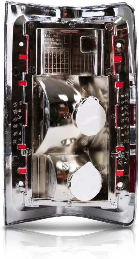Driver Side Tail Light Lens – With Chrome Trim