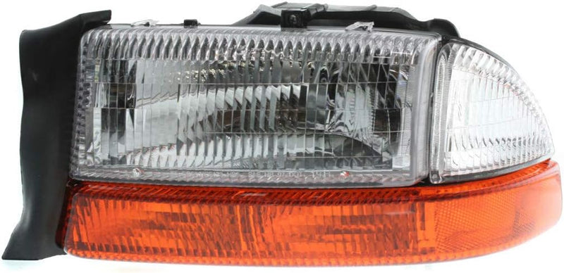 Driver Side Headlight Assembly – Includes Park/Signal Light – From 1997-08-01