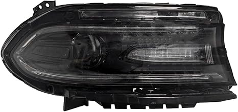 Passenger Side Halogen Headlight Assembly – With LED Daytime Running Lamp – Without Logo