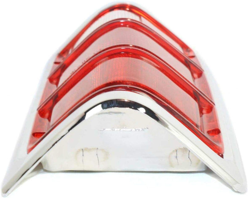 Driver Side Tail Light Lens – With Chrome Trim