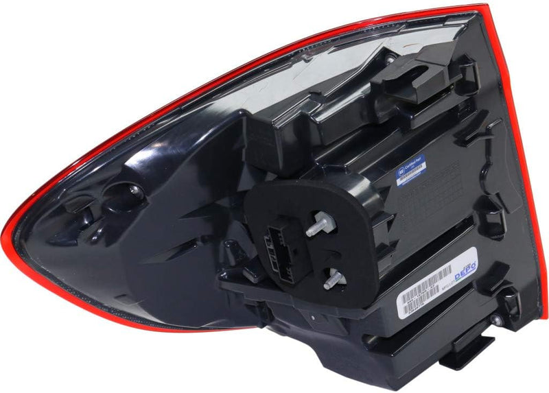 Passenger Side Outer Tail Light Assembly – Body Mounted – Without Logo