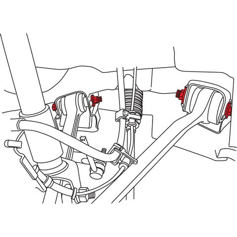 Alignment Control Arm Anchor Bolt Specialty Products Company 66037