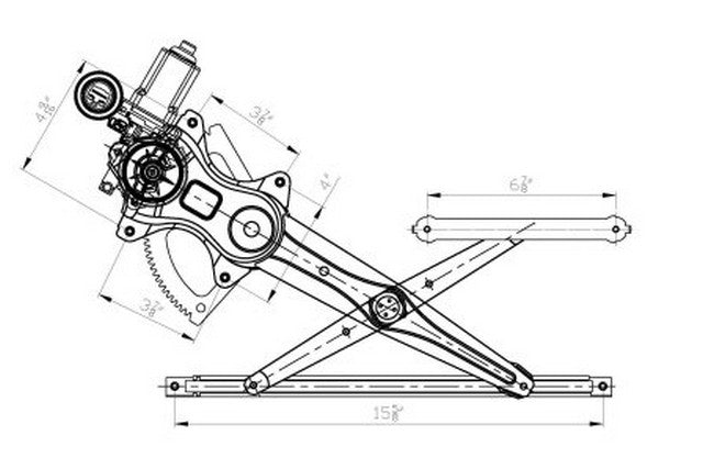 Window Regulator Pacific Auto Company 660401