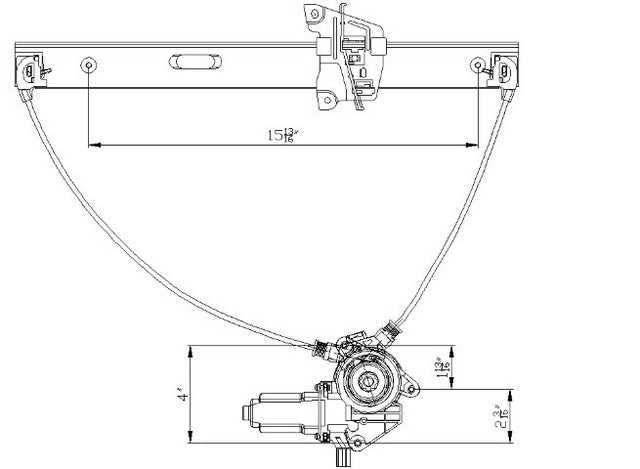 Window Regulator Pacific Auto Company 660419