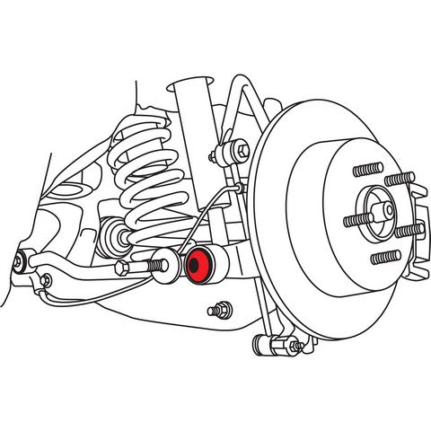 Suspension Control Arm Bushing Specialty Products Company 66055