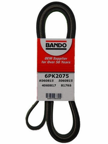 Accessory Drive Belt Bando 6PK2075