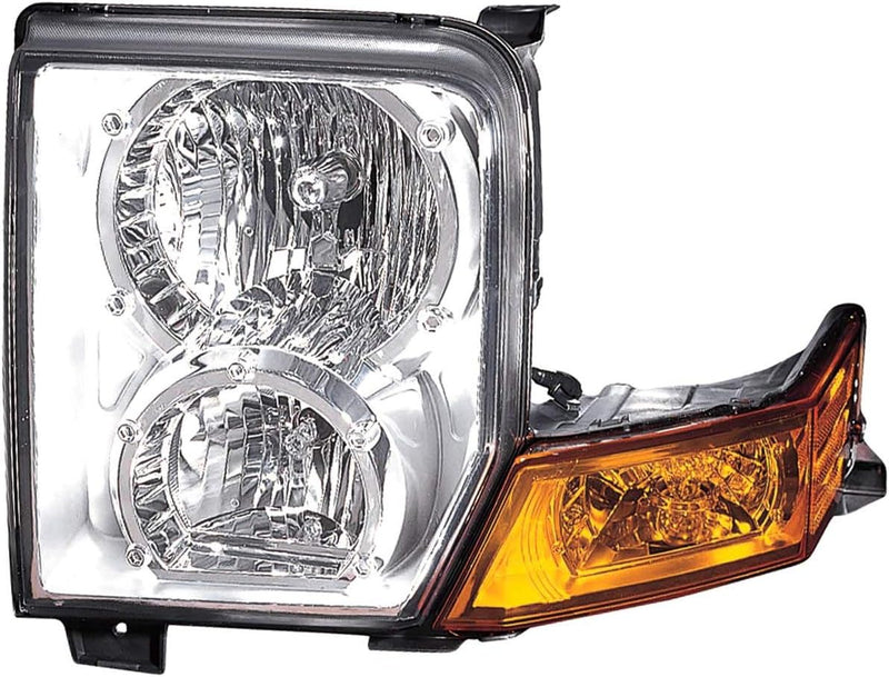 Driver Side Halogen Headlight Assembly