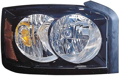 Passenger Side Headlight Assembly – With Black Bezel
