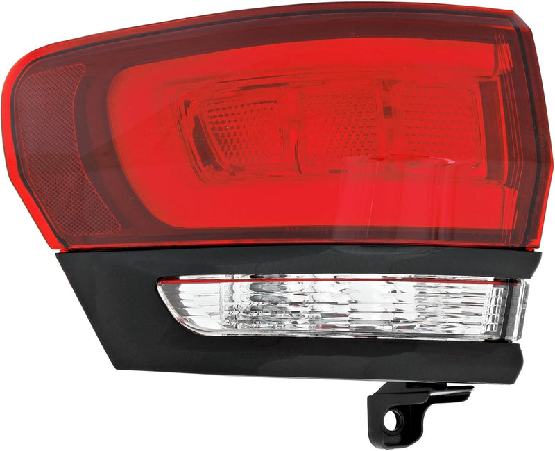 Passenger Side Outer Tail Light Assembly – For SRT and Trackhawk – Dark Lens with Black Trim