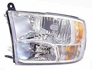 Driver Side Headlight Assembly – Quad Lamps – With Dually Reflector