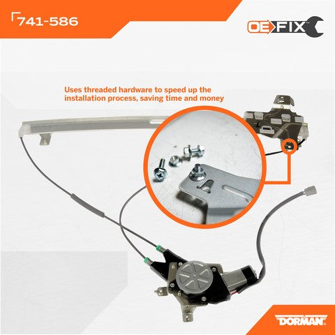 Window Motor and Regulator Assembly Dorman-OE Solutions 741-586