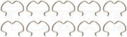 Transmission Oil Cooler Line Clip Dorman-OE Solutions 801-451