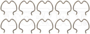 Transmission Oil Cooler Line Clip Dorman-OE Solutions 801-451