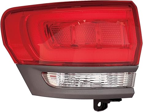 Driver Side Outer Tail Light Assembly – For Laredo/Limited/Overland – With Gray Trim