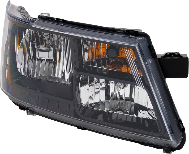 Remanufactured OE Passenger Side Halogen Headlight Assembly – Black