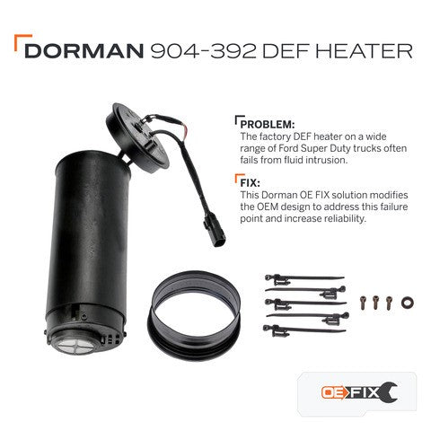 Diesel Emissions Fluid Heater Dorman-OE Solutions 904-392