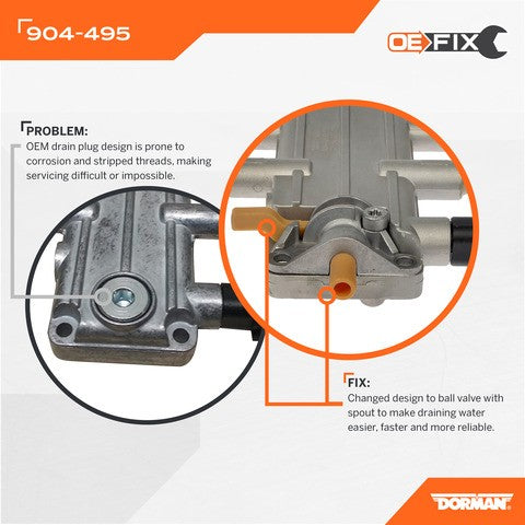 Fuel Water Separator Valve Dorman-OE Solutions 904-495