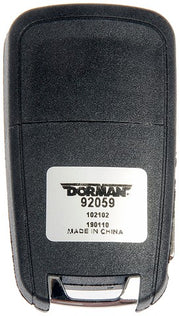 Keyless Entry Transmitter Cover Dorman-Help 92059