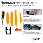 Sliding Door Handle Repair Kit Dorman-OE Solutions 926-288