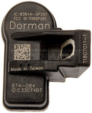 Tire Pressure Monitoring System (TPMS) Sensor Dorman-OE Solutions 974-084