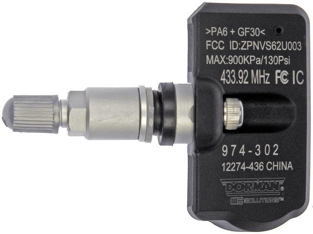 Tire Pressure Monitoring System (TPMS) Programmable Sensor Dorman-OE Solutions 974-302