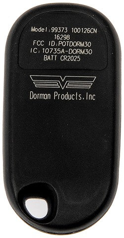 Keyless Entry Transmitter Dorman-Help 99373
