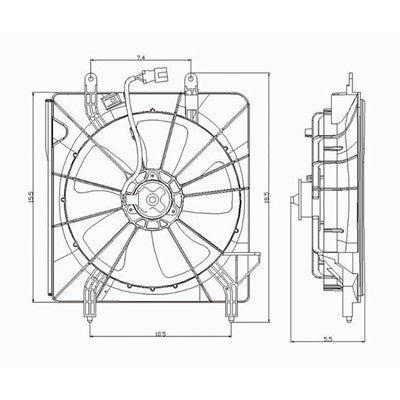 Engine Cooling Fan Assembly  AC3117100