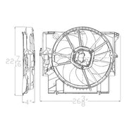 Engine Cooling Fan Assembly  BM3115116