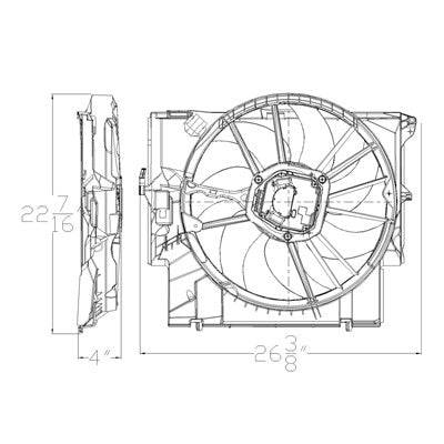Engine Cooling Fan Assembly  BM3115116