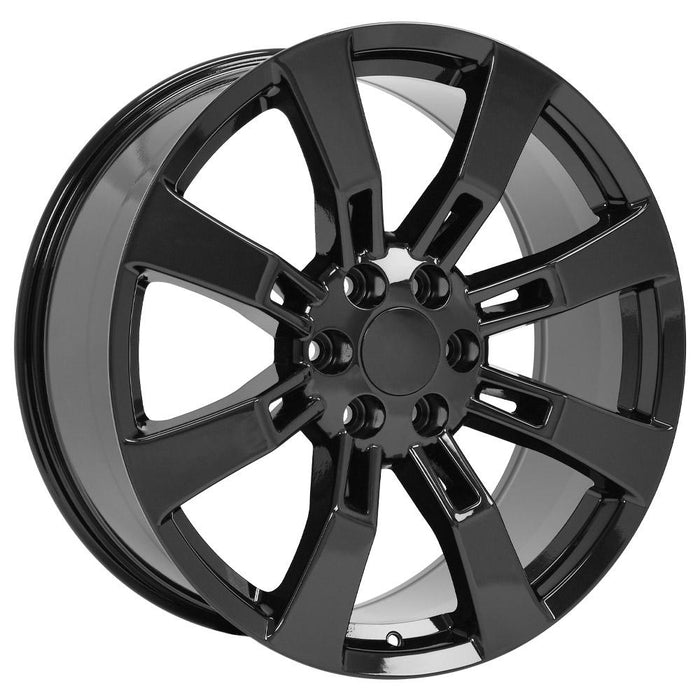 Wheel 22in Replica CA82 fits Cadillac Escalade 22x9 Black