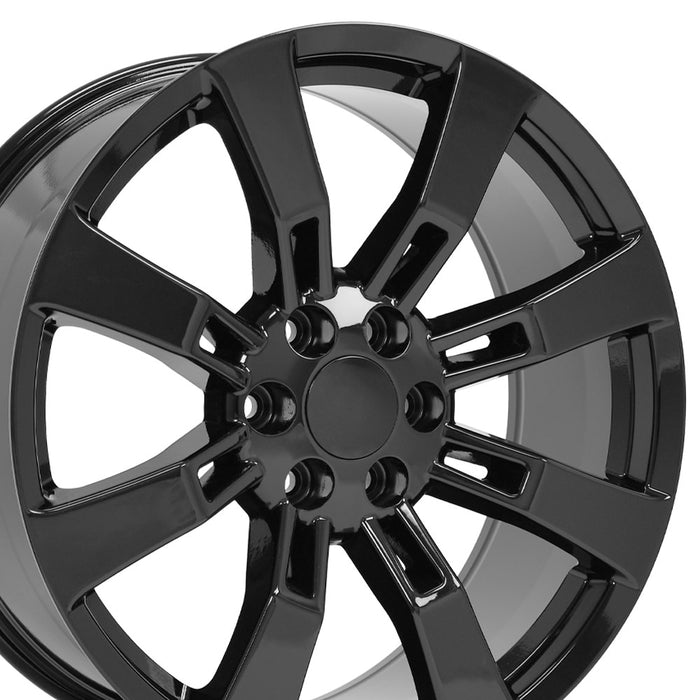 Wheel 22in Replica CA82 fits Cadillac Escalade 22x9 Black