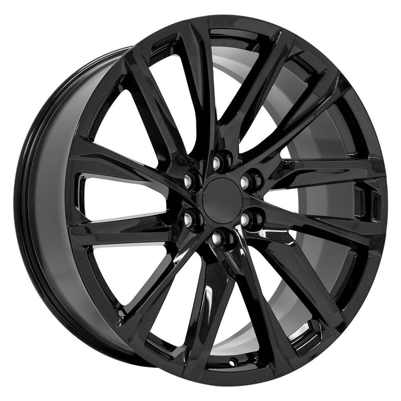 Wheel 24in Replica CA90 fits Cadillac Escalade 24x10 Gloss Black
