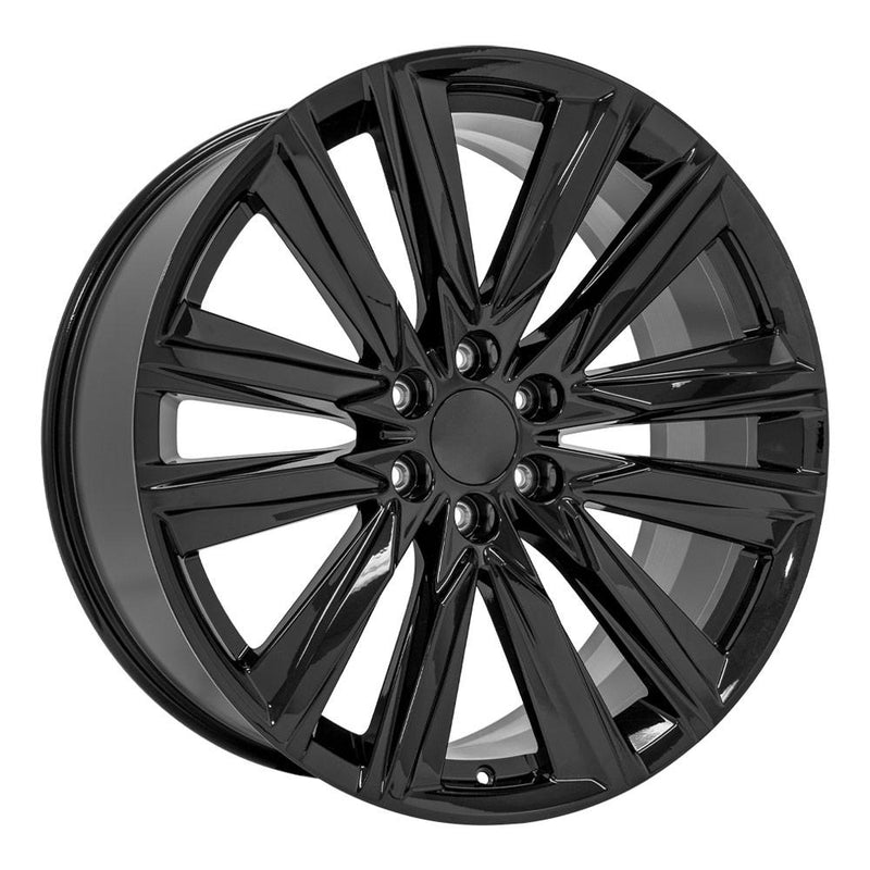 Wheel 24in Replica CA91 fits Cadillac Escalade 24x10 Gloss Black