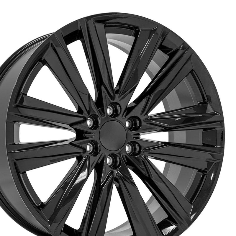 Wheel 24in Replica CA91 fits Cadillac Escalade 24x10 Gloss Black