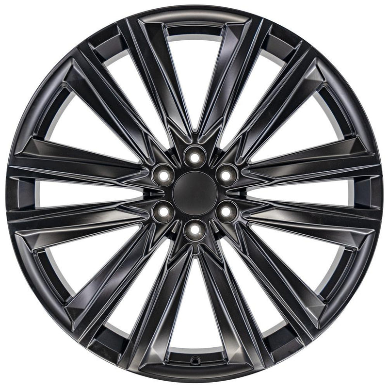Wheel 26in Replica CA91 fits Cadillac Escalade 26x10 Satin Black
