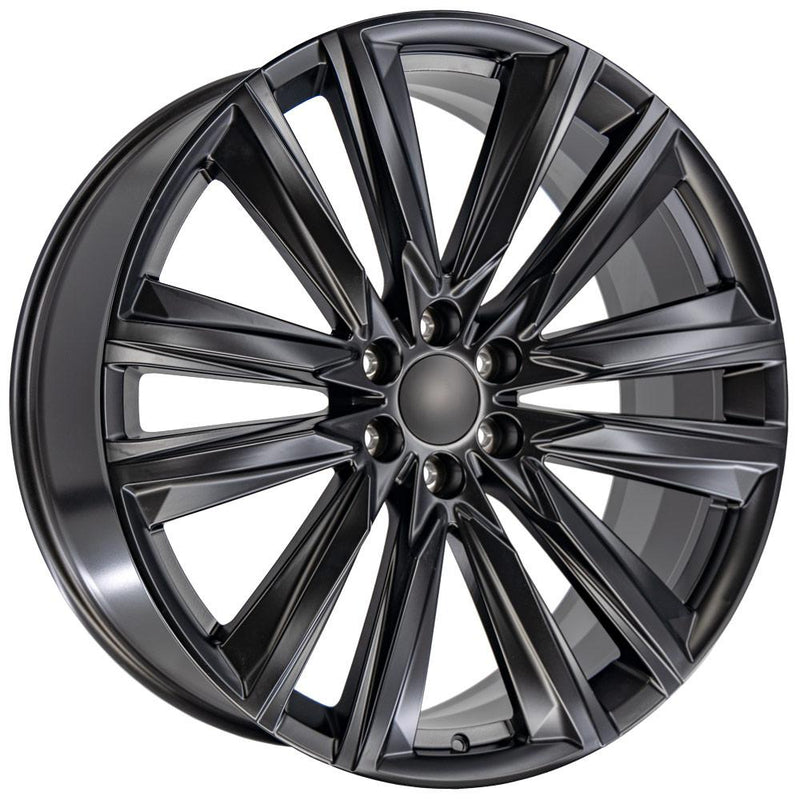 Wheel 26in Replica CA91 fits Cadillac Escalade 26x10 Satin Black