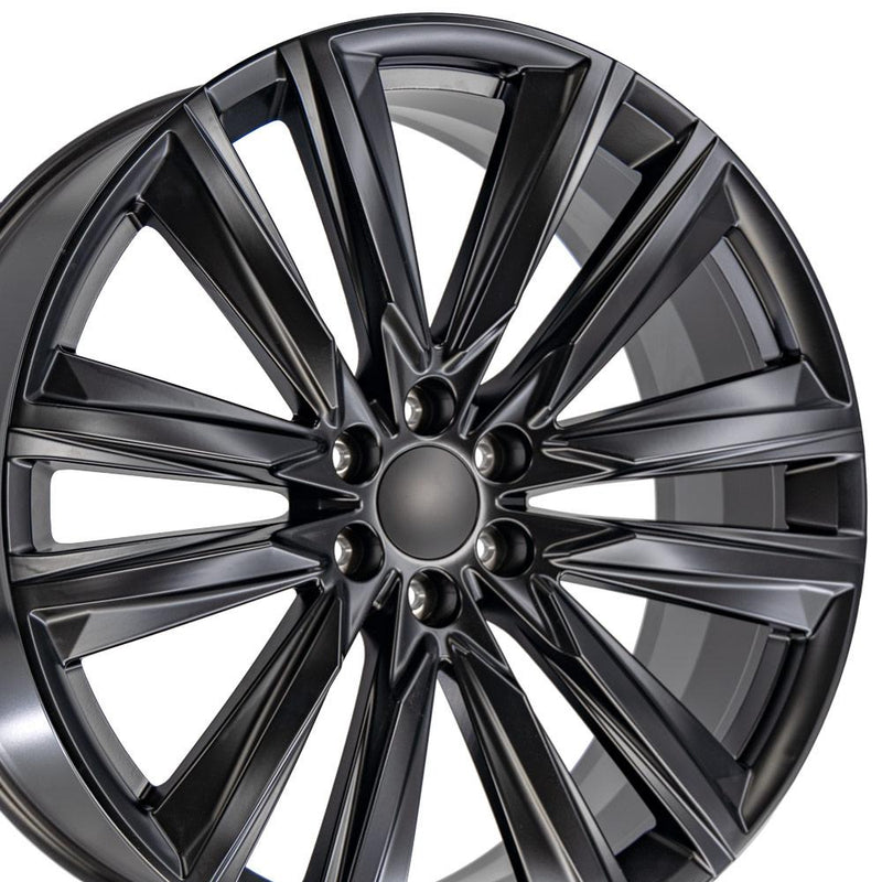 Wheel 26in Replica CA91 fits Cadillac Escalade 26x10 Satin Black