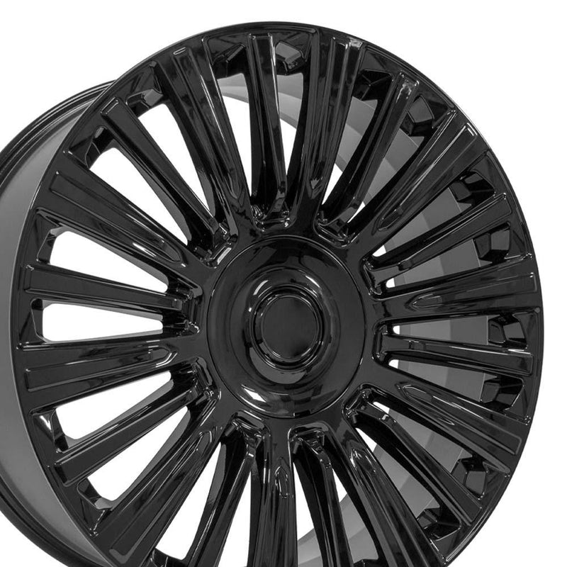 Wheel 24in Replica CA92 fits Cadillac Escalade 24x10 Gloss Black