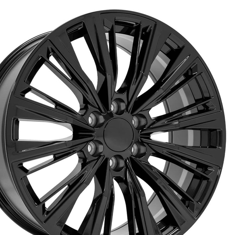 Wheel 22in Replica CA93 fits Cadillac Escalade 22x9 Gloss Black