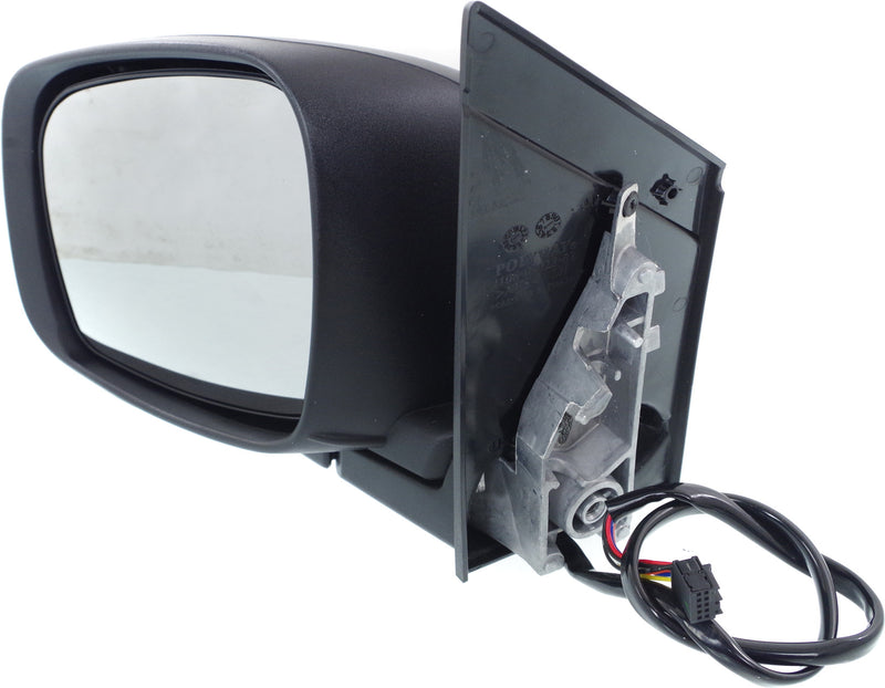 Driver Side Mirror, Power, Power Folding, Heated, Textured Black, W/o Signal Light | CH1320384