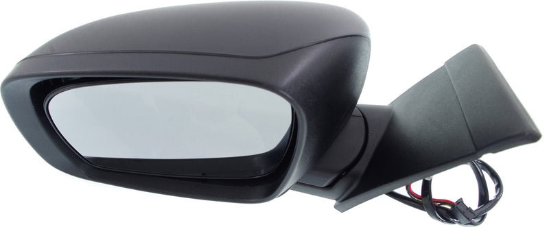 Driver Side Mirror, Power, Power Folding, Heated, Textured Black, W/o Signal Light | CH1320384