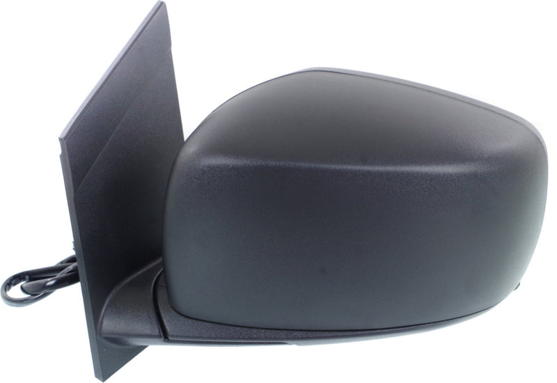 Driver Side Mirror, Power, Power Folding, Heated, Textured Black, W/o Signal Light | CH1320384