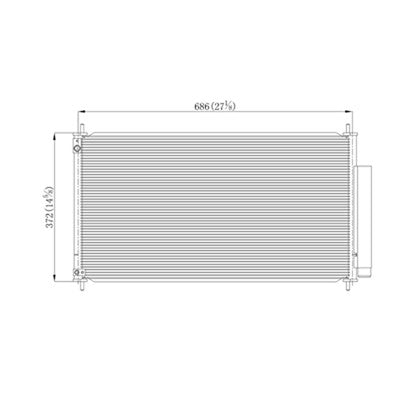 A/C Condenser  CND3976
